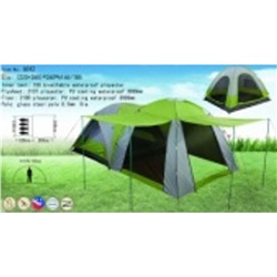 Палатка шатер 4-х местная 480*240*180 см микс Baizheng (1/3)