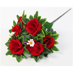 Бархатная роза "Фирузе" 6 цветков