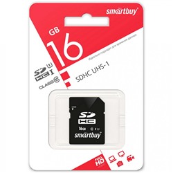 Карта памяти micro SDHC 16GB Class 10 Smartbuy (1/1)