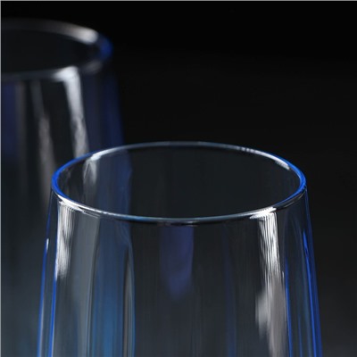 Набор стаканов Linka, 500 мл, 3 шт, цвет бирюзовый