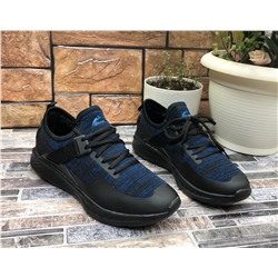 Мужские кроссовки 9183-4 черно-синие