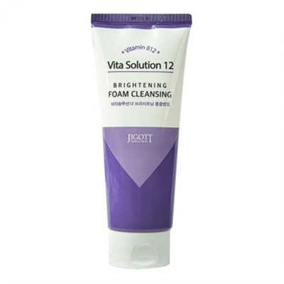 Пенка для умывания JIGOTT Vita Solution 12 Brightening Foam Cleansing