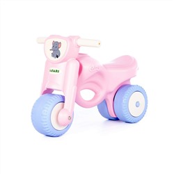 Каталка-мотоцикл "Мини-мото" сафари (розовая)