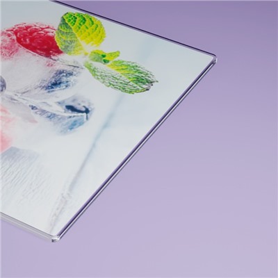 Доска разделочная стеклянная Доляна «Ледяная свежесть», 30×20 см