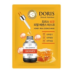 Тканевая маска для лица с мёдом DORIS HONEY REAL ESSENCE MASK