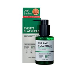 SOME BY MI BYE BYE BLACKHEAD 30 DAYS MIRACLE GREEN TEA TOX BUBBLE CLEANSER Пузырьковая маска-пенка от черных точек