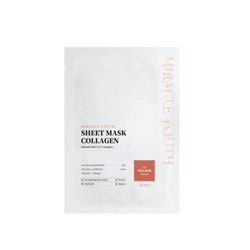 Антивозрастная тканевая маска для лица с коллагеном и алантоином VILLAGE 11 FACTORY MIRACLE YOUTH SHEET MASK COLLAGEN