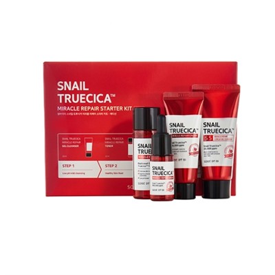 SOME BY MI SNAIL TRUECICA MIRACLE REPAIR STARTER KIT Набор: тонер восстанавливающий с муцином улитки