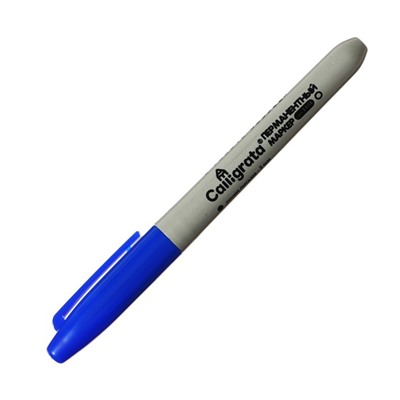Маркер перманентный, 3.0 мм, синий