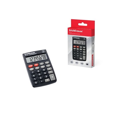Калькулятор карманный 8-разрядов ErichKrause® PC-111 (в коробке по 1 шт.)