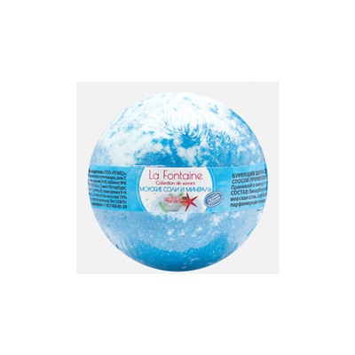 Бурлящий шарик для ванны La Fontaine "Морские соли и минералы" 130г
