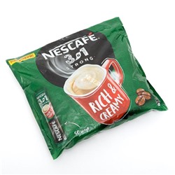 Кофе растворимый Nescafe 3 в 1 Крепкий, 50x14,5 г