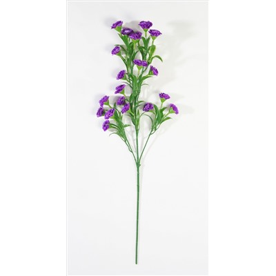 Ветка гвоздики 20 цветков светло-фиолетовый