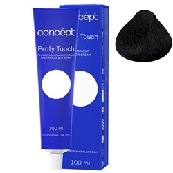 Стойкая крем-краска для волос 1.1 индиго Profy Touch Concept 100 мл