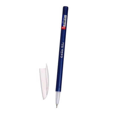 Ручка шариковая Cello Silke, узел 0.7 мм, чернила синие, корпус микс