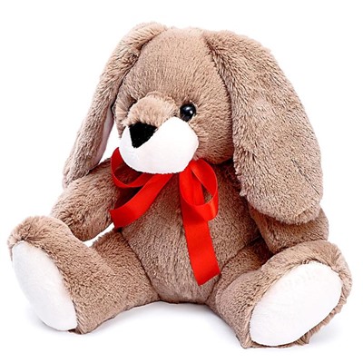 Мягкая игрушка «Кролик Егорка» тёмный, 28 см