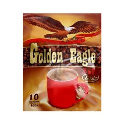 Быстрорастворимый кофейный напиток "GOLDEN EAGLE" 3 в 1 (20грх10шт)