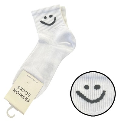 Хлопковые носки FASHION SOCKS (белые и чёрные)
