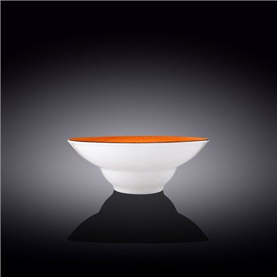 Тарелка глубокая Wilmax Spiral, d=20 см, 800 мл, цвет оранжевый