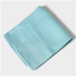 Салфетка для уборки большая Доляна, 40×68 см, цвет голубой
