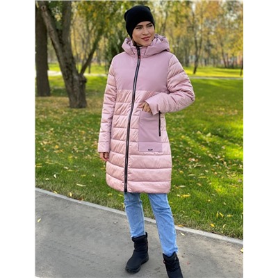 Женская куртка 952#(27#) розовая
