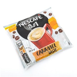 Кофе растворимый Nescafe 3 в 1 Карамельный, 50x14,5 г