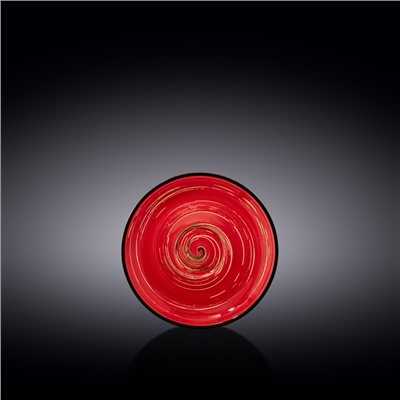 Блюдце Wilmax Spiral, d=12 см, цвет красный