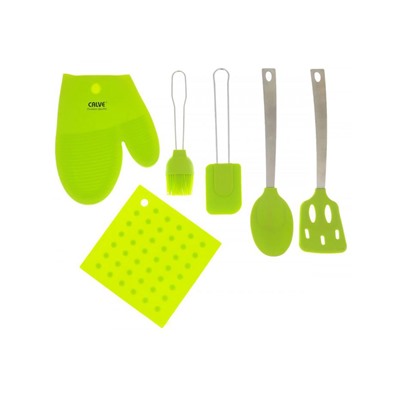 Набор кухонных принадлежностей CALVE, 6 предметов, цвет МИКС