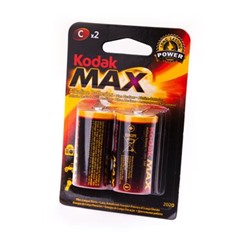 [20191] Элементы питания KODAK LR14 BL-2 Max Alkaline (20/100)