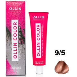 Перманентная крем-краска для волос  COLOR 9/5 Ollin 100 мл