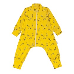 Комбинезон-пижама на молнии легкий "Жирафы"