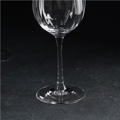 Набор бокалов для вина «Виола», 6шт, 350 мл, хрустальное стекло