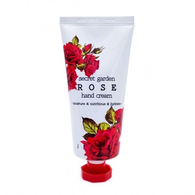 Крем для рук с экстрактом розы JIGOTT SECRET GARDEN ROSE HAND CREAM