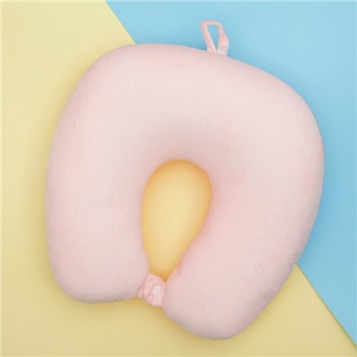 Мягкая игрушка-антистресс «Полосатик», подголовник с заклёпкой, цвет розовый