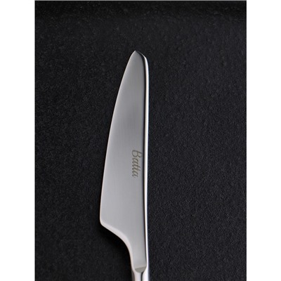 Нож десертный «Торнбери», h=19,6 см, толщина 7,5 мм, цвет серебряный