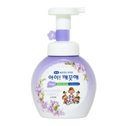 Жидкое пенное мыло для рук с ароматом фиалки LION Ai kekute Foam handsoap blooming purple 250ml