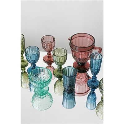 Набор бокалов стеклянных Magistro «Ла-Манш», 250 мл, 8×15,5 см, 2 шт, цвет синий