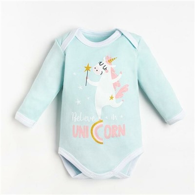 Боди с длинным рукавом Крошка Я "Unicorn"