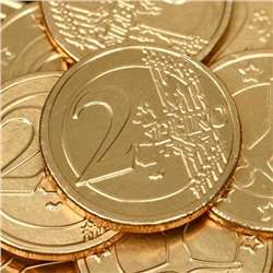 Кондитерское изделие монеты «Евро», 50 шт.