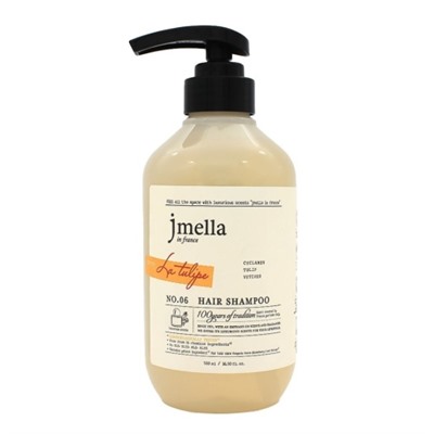 JMELLA IN FRANCE LA TULIPE HAIR SHAMPOO Шампунь для волос "Тюльпан, альпийская фиалка, ветивер"