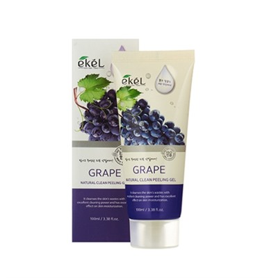 EKEL Natural Clean peeling gel Grape Пилинг-скатка с экстрактом винограда