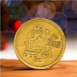 Медаль шоколадная "Счастливого нового года" Дедушка Мороз, 25г