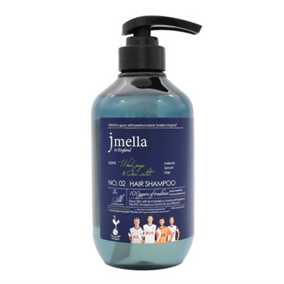 JMELLA IN ENGLAND WOODSAGE&SEASALT HAIR SHAMPOO Шампунь для волос "Амбра, морская соль, шалфей"