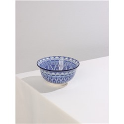 Салатник керамический Доляна «Мавлон», 300 мл, d=12 см, цвет синий