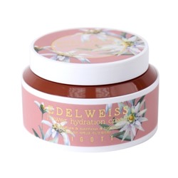 Увлажняющий крем для лица с экстрактом эдельвейса JIGOTT EDELWEISS FLOWER HYDRATION CREAM