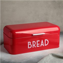 Хлебница «Рэд», 42,5×22×16,5 см, цвет красный