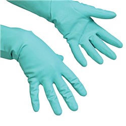 Перчатки Vileda Professional для профессиональной уборки, многоцелевые, размер М, цвет зелёный