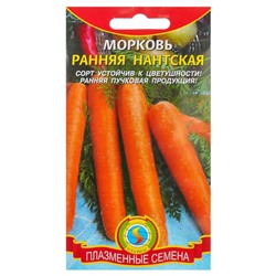 Семена Морковь "Ранняя Нантская", 2 г