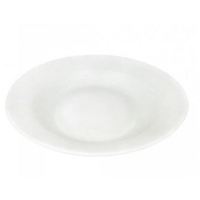 Тарелка фарфоровая суповая 20,5 см 250 мл белый Horeca Мфк (4/60)