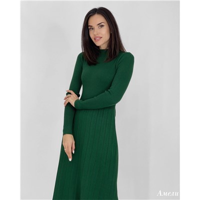 Платье «Амели» (зеленый) One Size